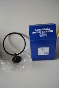 lot 203 image: Better Home Products Towel Ring #3104DB, Dark Bronze (1 Total)