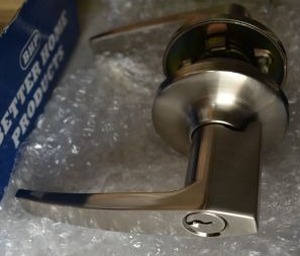 lot 182 image: Better Home Products Lever # 25526DC, Satin Nickel