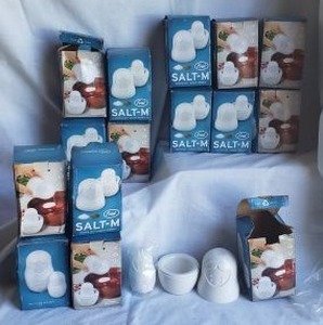 lot 75 image: Nesting Salt and Pepper Shakers, 15 Total still in Packaging