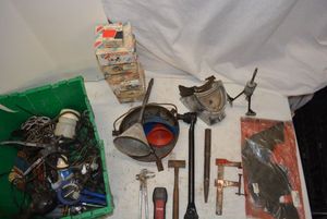 lot 127 image: Misc. Parts and Tools, HIGHLY RECCOMEND PREVIEW ON THIS ITEM FOR BEST LISTING OF ITEMS.