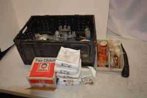 lot 133 image: Misc. Auto Parts, AC parts, Fan Clutch, Electrical