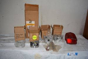 lot 252 image: Air Filter, Calipers (still in Packaging), Tail Light