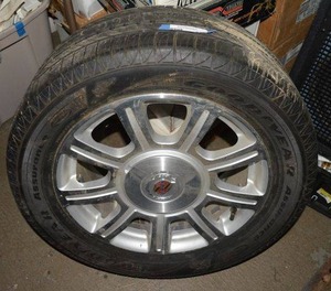 lot 336 image: Goodyear Assurance Tire for Cadillac Seville, 4309, P23555R17