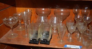 lot 354 image: Variety of Drinking Glasses