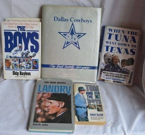 lot 440 image: Dallas Cowboys Books The Boys, The First 25 Years, The Man Inside�Landry and More