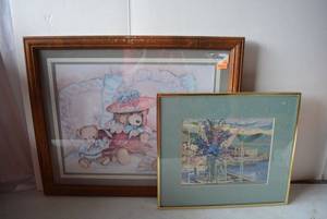 lot 455 image: Framed Wall Art as shown