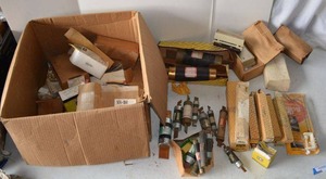 lot 416 image: Misc. Fuses and Electrical Parts, Thermostat Boxes