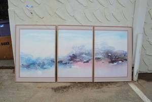 lot 465 image: 3 Piece Framed Wall Art