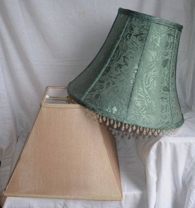 lot 512 image: Elegant Lamp Shades, One Has Fringe Beads