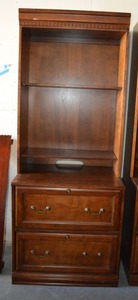lot 520 image: Cherry Stained Bookcase (Matches Lots 521 and 522)