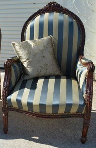 lot 518 image: Victorian Mahogany Parlor Chair (Matches lot 517)