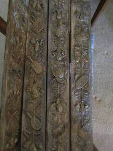 lot 18 image: 4 ceramic music wall art pieces 4x28