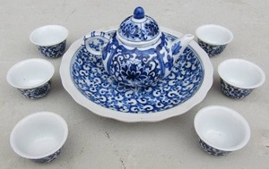 lot 90 image: Mini porcelain tea set