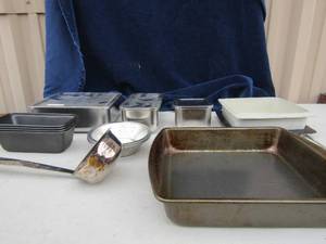 lot 97 image: Mini Bundt pans, skillets, and more