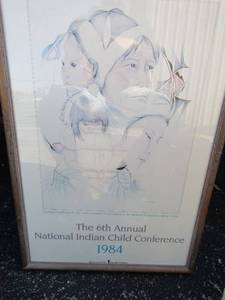 lot 122 image: 1984 National Indian child conference photo 29x19