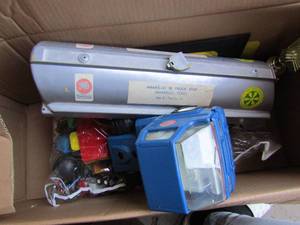 lot 139 image: Amarillo 76 truck stop Diesel gas truck and tank 53 length and bag of toys