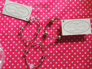lot 171 image: NEW 3 blessing bracelets 1 sterling and 2 sterling and clear quartz