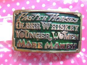 lot 185 image: Redneck Frozn Color belt buckle CW 1977 serial # 750