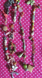 lot 192 image: Pair of unique  bolo necklaces