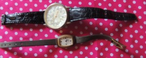 lot 152 image: Watches x 2. Both leather bands Pieve Nicole and Sheffield  Swiss made