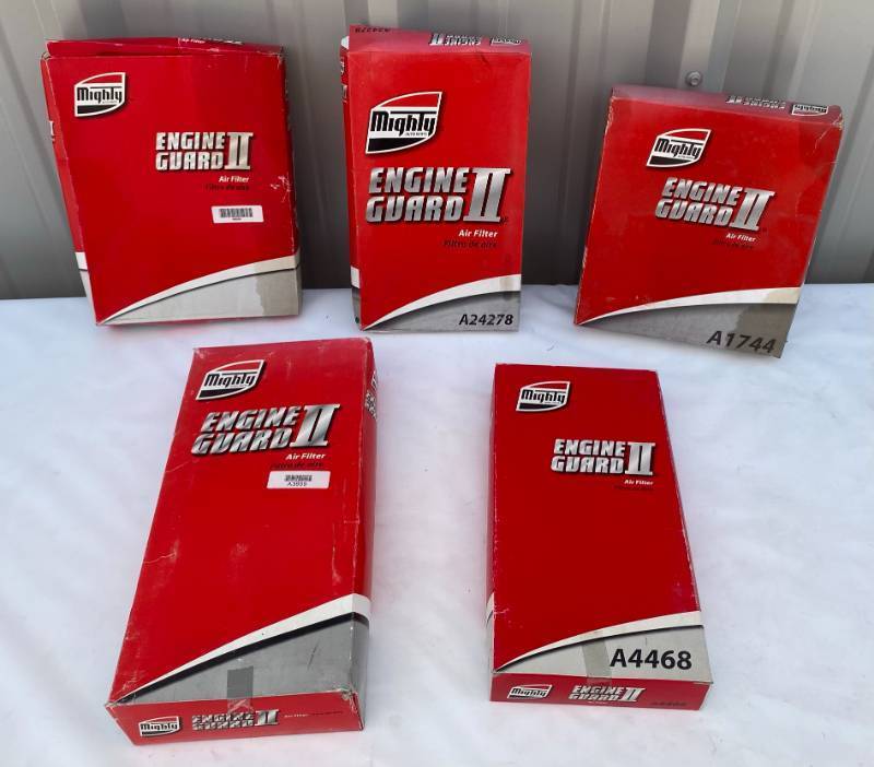 lot 34 image: VARIOUS MIGHTY ENGINE GARD II AIR FILTERS