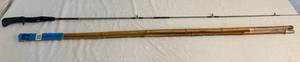 lot 216 image: Bamboo Pole  12 long T123 & Fishing Rod