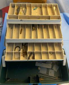 lot 205 image: Plano Tackle Box with Misc Items