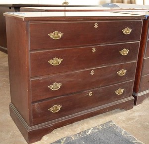 lot 22 image: Bombay Company 2 Drawer File Cabinet, Dresser Look, (3 x 15 x 30)