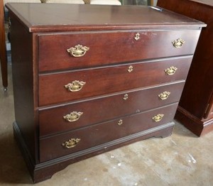 lot 18 image: Bombay Company 2 Drawer File Cabinet (36 x 15 x 30)