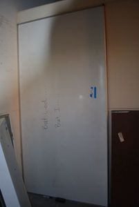 lot 60 image: LARGE WHITE BOARD (4 X 8)