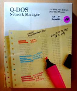 lot 14 image: GAZELLE Q-DOS NETWORK MANAGER - COMPATIBLE WITH DOS 4.0