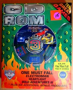 lot 15 image: WIZ TECHNOLOGY VINTAGE 1995 10 GAME CD ROM
