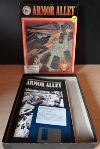 lot 17 image: VINTAGE OPEN BOX - 1990 TANDY ARMOR ALLEY SOFTWARE & MANUAL