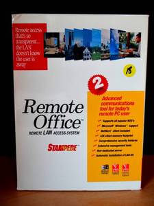 lot 18 image: VINTAGE REMOTE OFFICE BY STAMPEDE TECHNOLOGIES - PUT THE LAN IN YOUR LAP