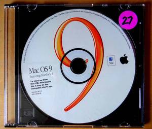 lot 27 image: Genuine Apple Mac OS 9 Operating System Start-up Install Disk 9.2.1 CD