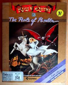 lot 31 image: VINTAGE SOFTWARE - Kings Quest IV The Perils Of Rosella Amiga (1989) Sierra
