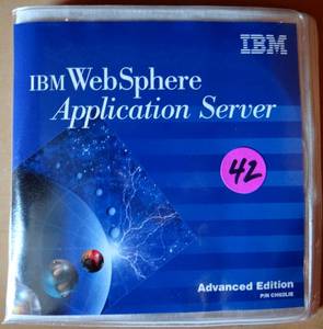 lot 42 image: VINTAGE IBM WEBSPHERE APPLICATION SERVER - ADVANCED EDITION (7 DISK VERSIONS)