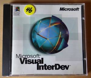 lot 46 image: Microsoft Visual InterDev Software CD with Product Key (Scrambled for pic only)