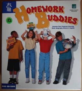 lot 82 image: Sanctuary Woods -Homework Buddies PC CD educational software