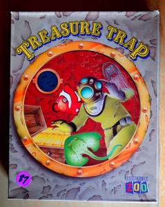 lot 87 image: Vintage Treasure Trap PC game 5.25 disks by Electronic Zoo