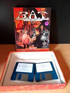 lot 89 image: RARE BAT PC Game IBM 5 14 Ubisoft Role Playing Adventure - $$$