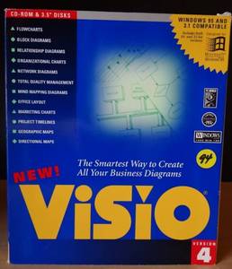 lot 94 image: VISIO (VERSION 4) SOFTWARE - COMPLETE W MANUALS