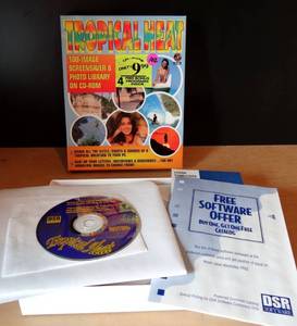 lot 102 image: Vintage 1994 Tropical Heat 100-Image Screensaver & Photo Library On CD-ROM