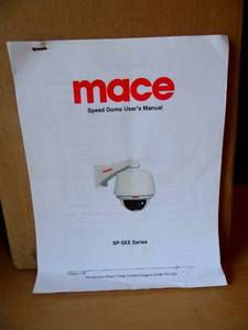 lot 110 image: Mace INOUT 312x SPEED DOME CAM (SP500N). 14 VIEW - New In Box $$$