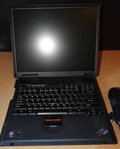 lot 112 image: Vintage IBM ThinkPad Laptop