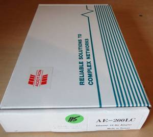 lot 115 image: Vintage Addtron AE-200LC Ethernet ISA Adapter CARD