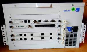 lot 128 image: 3COM NBX 100 Six Slot VoIP Phone Communication System