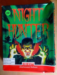 lot 130 image: SUPER RARE $$$ - Night Hunter (PC, DOS, 1988), Vintage Ubisoft Game - CHECK COMPS