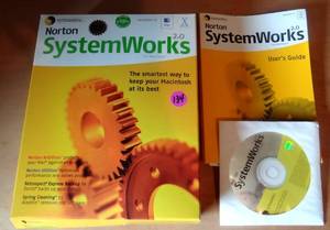 lot 134 image: Symanted Norton SystemWorks 2.0 for Macintosh
