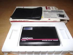 lot 185 image: SelecTronics WF-224 Word Finder In Original Box